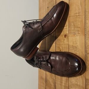 ASTON GREY COLLECTION LIGHT MAROON BROWN OXFORDS - SIZE 9.5